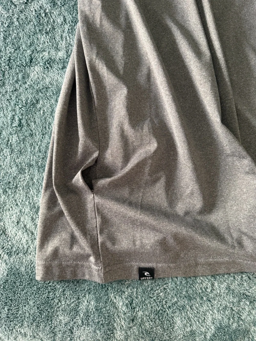 Men's Rip Curl T-Shirt Fit Swim‎ Shirt Gray UPF 50+ Size Medium